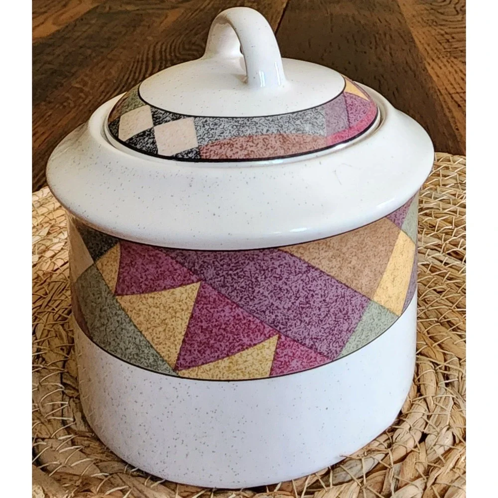 Studio Nova Palm Desert Y2216 Sugar Bowl Lid Nancy Green Vintage Thailand